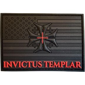 التصحيح التكتيكي الصليبي الحديث PVC - رقعة المعنويات المدعومة بخطاف لحاملات الأطباق وحقائب الظهر والعتاد التكتيكي in Kuwait