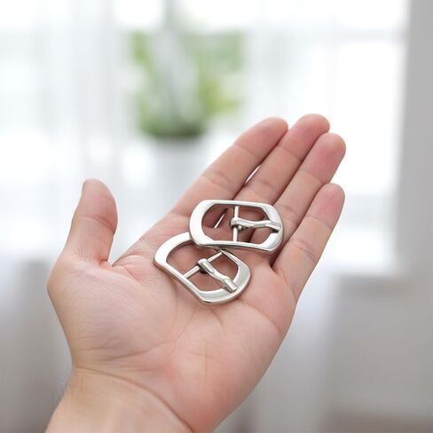 20 PCS Shoe Buckle Replacement, Small Shoe Metal Buckles, Adjustable Slide Buckles for Shoes Bag Leather Belt Backpack Replacement in Saudi Arabia