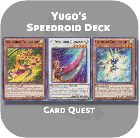 مجموعة مخصصة كاملة لـ Yu-Gi-Oh! ARC-V - مجموعة Yugo Speedroid Synchro Deck in Kuwait