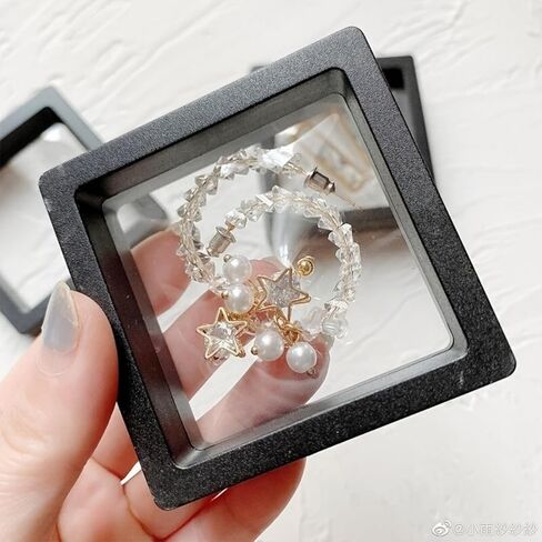 10 Pcs Floating Display Case, Black 3D Floating Frame Display Holder Stands Challenge Coin Displaing Stand for AA Medallions in Saudi Arabia