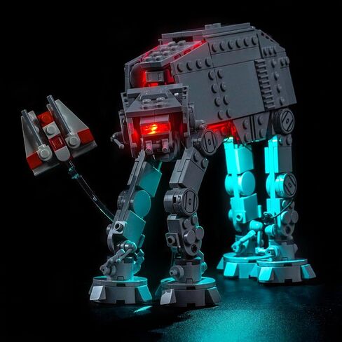 BrickBling LED Light Compatible with Lego at-at, Easy Install Premium Light Set with Hidden Effects Compatible with Lego 75440- Excluding Car, Lights Only in Saudi Arabia
