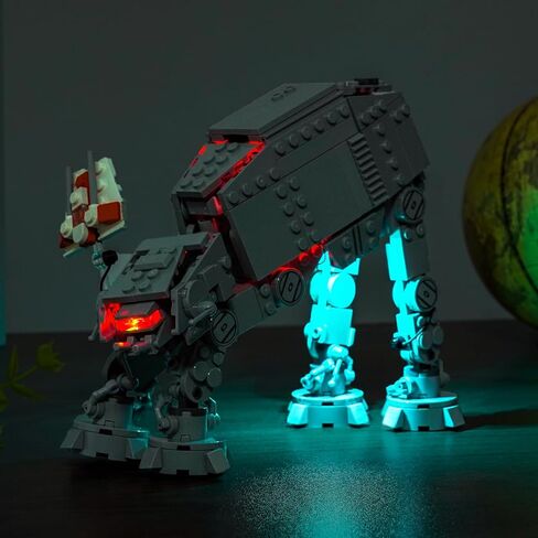 BrickBling LED Light Compatible with Lego at-at, Easy Install Premium Light Set with Hidden Effects Compatible with Lego 75440- Excluding Car, Lights Only in Saudi Arabia