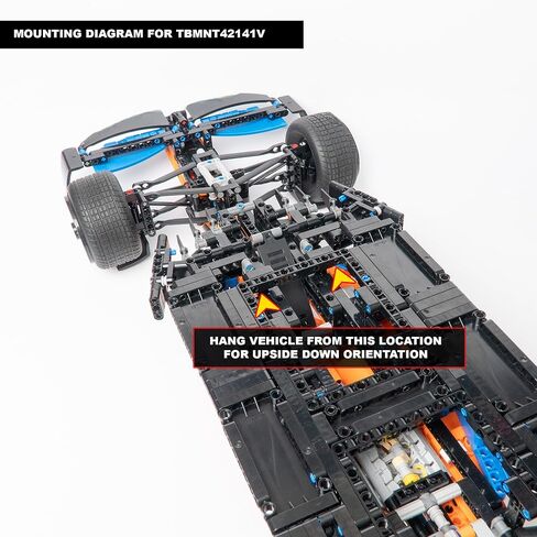 Vertical Wall Mount for Lego Technic McLaren F1-42141 (Car NOT Included) in Saudi Arabia