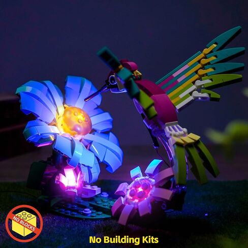 BrickBling LED Light Only, Compatible with Lego Creator 3 in 1 Wild Animals: Colorful Hummingbird 31384-Not Come with Model in Saudi Arabia