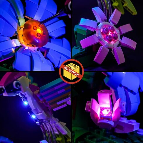 BrickBling LED Light Only, Compatible with Lego Creator 3 in 1 Wild Animals: Colorful Hummingbird 31384-Not Come with Model in Saudi Arabia