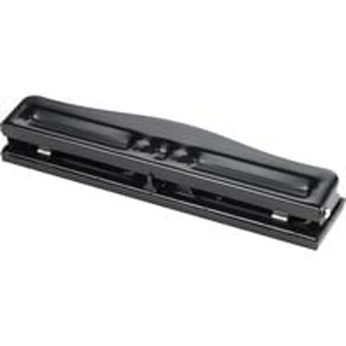 Business Source 3-Hole Adjustable Paper Punch - 3 Punch Head(s) - 11 Sheet of 16lb Paper - 1/4" Punc in Saudi Arabia