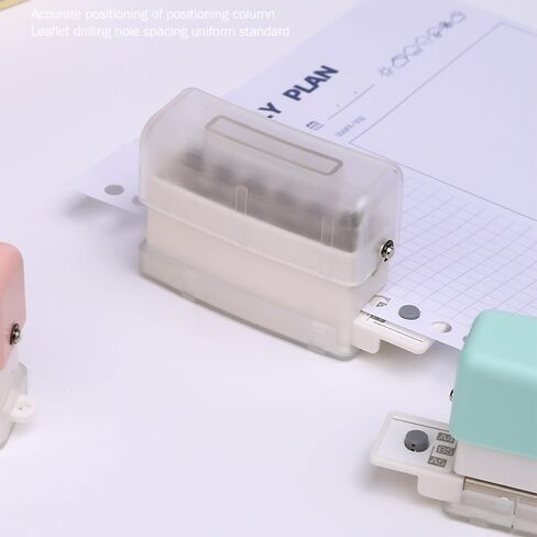 Mini 6-Hole Punch, Binding Machine, Handheld Portable Puncher for A4/A5/B5 Paper in Saudi Arabia
