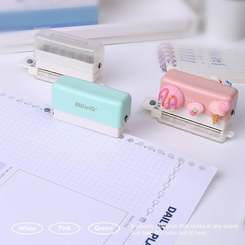 Mini 6-Hole Punch, Binding Machine, Handheld Portable Puncher for A4/A5/B5 Paper in Saudi Arabia