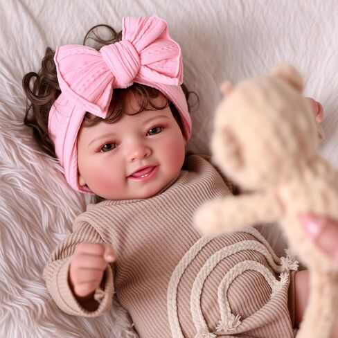 BABESIDE Lifelike Reborn Baby Dolls- Mia, 17 Inch Cute Realistic-Newborn Baby Doll Poseable Real Life Baby Dolls Girls with Gift Box for 3+ Year Old in Saudi Arabia