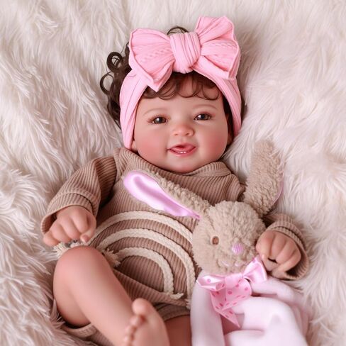 BABESIDE Lifelike Reborn Baby Dolls- Mia, 17 Inch Cute Realistic-Newborn Baby Doll Poseable Real Life Baby Dolls Girls with Gift Box for 3+ Year Old in Saudi Arabia