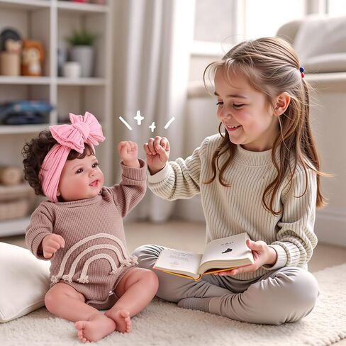 BABESIDE Lifelike Reborn Baby Dolls- Mia, 17 Inch Cute Realistic-Newborn Baby Doll Poseable Real Life Baby Dolls Girls with Gift Box for 3+ Year Old in Saudi Arabia