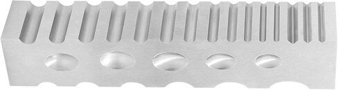 Jewelry Metal Silver Copper Iron Shaping Tool - Hardened Steel Forming Block with 17 Round Spheres, 17 Half-Round Grooves, 3 V-Shape Slots & 5 Oval Depressions, Replacement for #0407-69290 in Saudi Arabia
