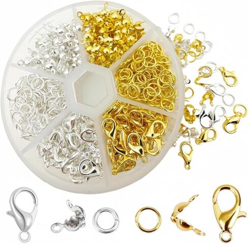 Bracelet Making Kit, 341 Pcs Jewelry Supplies for Adults Beginners, DIY Beading Kit with Beads, Chains, Findings for Necklace, Anxiety Relief Crafts for Teens & Girls A1 in Saudi Arabia