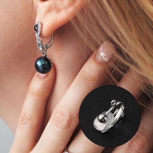 Earring Pads, 36 Pieces 6 Sizes Clear Silicone Comfort Earring Cushions for Clips on Earrings in Kuwait