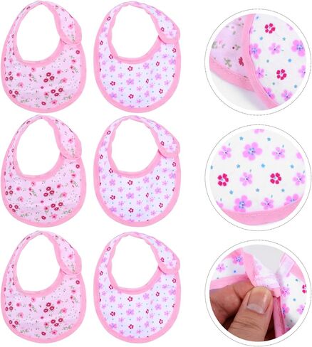Healifty 3 ملابس دمى مريلة مرايل للرضع دمى أطفال أمريكية ملحقات ألعاب DIY s for s for s s لعاب منشفة لملحقات s s منشفة لعاب طفلة وشاح in Saudi Arabia