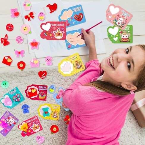 mgparty 32 حزمة عيد الحب موتشي squishies اللعب مع بطاقات الهدايا kawaii موتشي عيد الحب للأطفال الإجهاد الإغاثة تململ اللعب الفصول الدراسية تبادل الجوائز المدرسة الطرف تفضل للفتيات الفتيان in Saudi Arabia