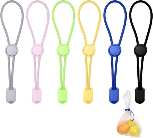 6 قطع من ربطات أكياس الطين الملونة، حزام أدوات فخار قابل للتعديل من السيراميك لإغلاق حقيبة الفخار in Kuwait