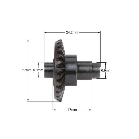 RC Heavy Duty Overdrive Bevel Gear 27/8T Front and Rear Universal for 1/10 RC Crawler Axial SCX10 II AR44/45 Capra Currie F9 Portal Axle Accessories Upgrade (27/8T) in Saudi Arabia