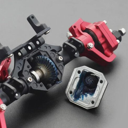 RC Heavy Duty Overdrive Bevel Gear 27/8T Front and Rear Universal for 1/10 RC Crawler Axial SCX10 II AR44/45 Capra Currie F9 Portal Axle Accessories Upgrade (27/8T) in Saudi Arabia