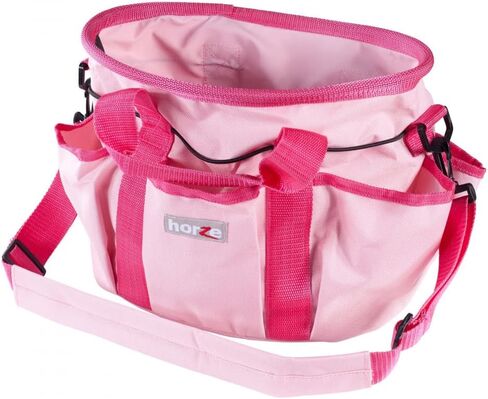 HORZE Horse Grooming Bag, 6 Outer Pockets, Adjustable Shoulder Strap in Kuwait