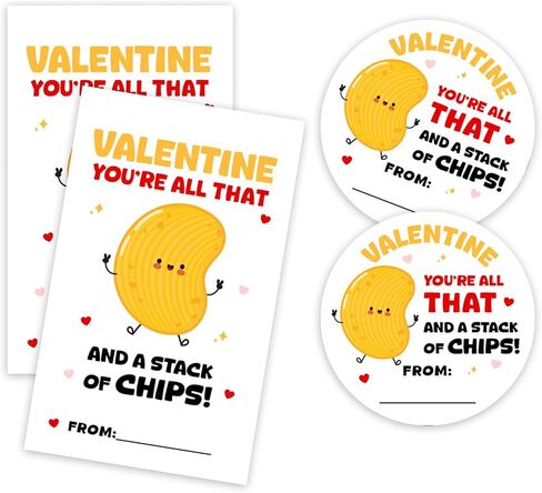 Valentine's Day Stickers, Treat Sweet Valentines Sticker, 40 Pcs Valentine's Day Round & Rectangle Stickers, Valentines Sticker Tags for Gift Packaging Classroom - A02 in Saudi Arabia