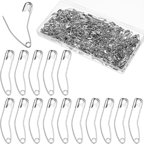 200 Pack 1.5 Inch Quilting Pins Curved Sewing Pins Stainless Steel Bent Safety Basting Pin for Quilting Knitting and Crafting in Saudi Arabia