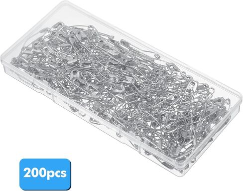 200 Pack 1.5 Inch Quilting Pins Curved Sewing Pins Stainless Steel Bent Safety Basting Pin for Quilting Knitting and Crafting in Saudi Arabia