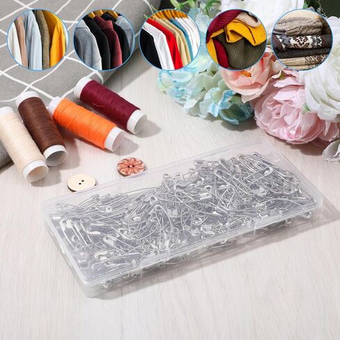 200 Pack 1.5 Inch Quilting Pins Curved Sewing Pins Stainless Steel Bent Safety Basting Pin for Quilting Knitting and Crafting in Saudi Arabia