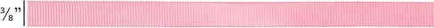 Offray 453887 3/8" Wide Grosgrain Ribbon for Gift Wrapping, Decoration, and Crafts, Two Pack of 6-Yard Spools, Pink in Saudi Arabia