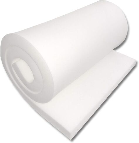 FoamTouch 4X24X70HDF1.8 Upholstery Foam, 4" x 24" x 70", White in Saudi Arabia