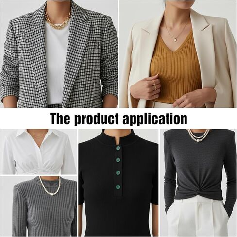 Covered Set-in Shoulder Pads, 4 Pairs Sewing Foam Shoulder Pads for Womens Clothing Sponge Shoulders Enhancer Pad for Women Men Blazer Suit Coat Jacket Clothes Accessories, Black+White in Saudi Arabia