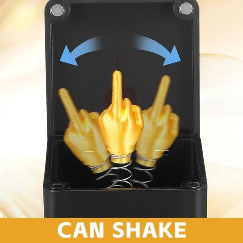 SUPVOX Finger in a Box Prank Gift for Adults Middle Finger Surprise Spoof Toy for Birthday Party Office Desk Decor and Christmas Stocking Stuffer in Saudi Arabia