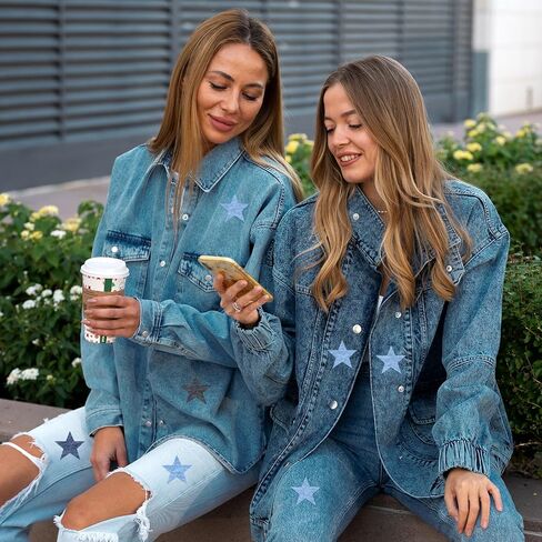20 Pcs Denim Patches for Inside Jeans, Iron on Jean Patches for Clothes, Cotton Denim Repair Patch with Sewing Kit for Inside Jeans Fabric Kit, Jeans Knee, Pants, Clothing (5 Color) in Saudi Arabia