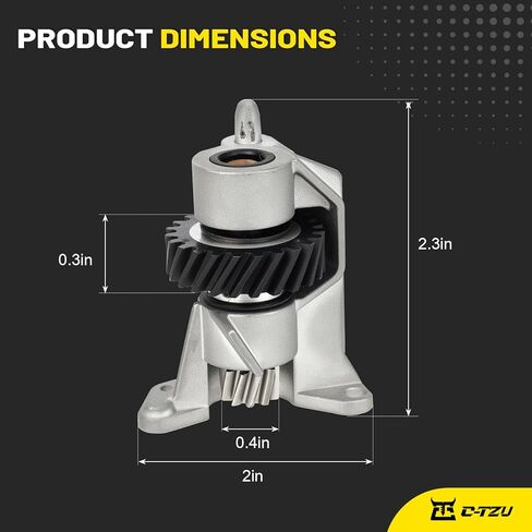 WP240309-2 Worm Gear Assembly with Bracket - Compatible with Whirlpool KitchenAid & Maytag Mixers - Replaces 4162100, 4162101 4169907 4169941 4170007 4176130 949544 AP6007401 PS734273 PS11740516 in Saudi Arabia