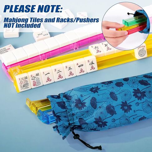 MABOZOO Mahjong Bag Set with Tiles Bag and Rack Storage, Thickened Quilted Mahjong Carrying Storage for American Mahj Tiles, Trays & Rack (Mahj Case Only) in Saudi Arabia