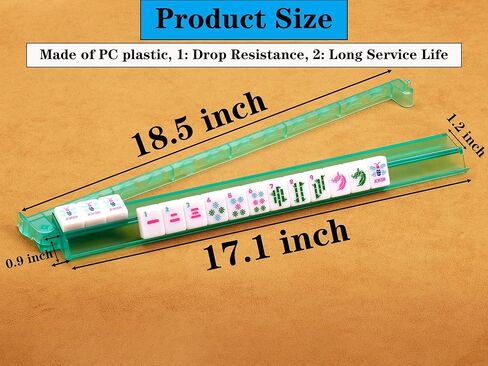4 Pcs Mahjong Racks with Pushers and Storage Bag in Saudi Arabia