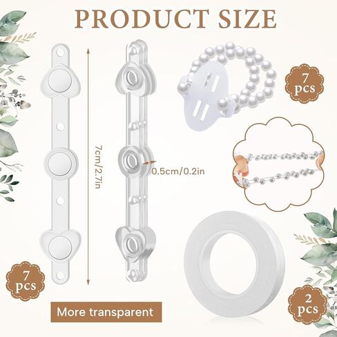 16 Pieces Floral Boutonniere Magnets Corsage Brooches Magnet and Elastic Pearl Wrist Bands Wristlets Corsage Transparent Tape Accessories for Handmade Wedding Prom Bride Boutonnieres in Saudi Arabia