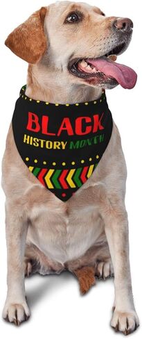 Black History Month Dog Scarf Bandana, Dog Costume Accessories,Triangle Bibs for Small Medium Large Dogs Cats in Saudi Arabia