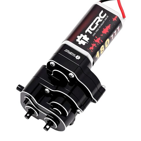 Metal 180 77T High Torque Speed Reduction Brushed Motor w/ 11T Pinion Low Speed Transmission Gearbox w/Chromoly Steel Integrated Gears Assembly Set for 1/18 HPI Venture18 in Saudi Arabia