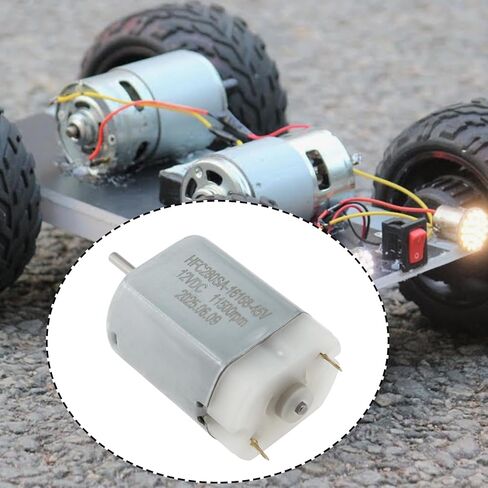 2Pcs RC Car FK-280 Motor 1.2-12V DC 11500 RPM for DIY Applications Electric Ships Model Train, 2mm Shaft Diameter in Saudi Arabia