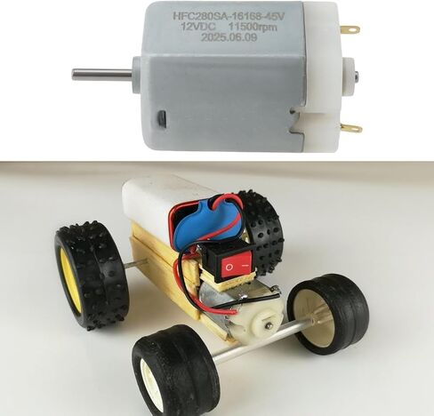 2Pcs RC Car FK-280 Motor 1.2-12V DC 11500 RPM for DIY Applications Electric Ships Model Train, 2mm Shaft Diameter in Saudi Arabia