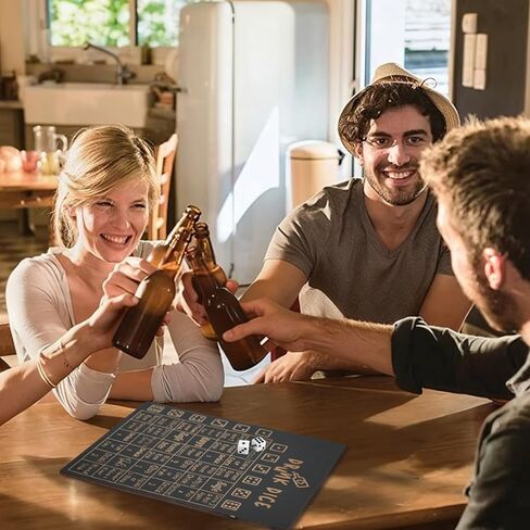 لعبة الشرب للبالغين، لعبة كسر الجليد في الحفلات، مثالية لليلة الفتيات وحفلات العزوبية، للأعمار من 21 عامًا فما فوق، 2-8 لاعبين in Kuwait