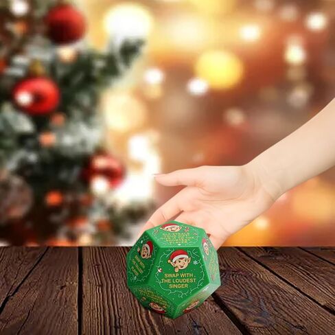 ألعاب النرد لعيد الميلاد، 2025 ألعاب نرد تبادل هدايا عيد الميلاد الجديدة، نرد تبادل هدايا سانتا، نرد تبادل هدايا الحفلات in Saudi Arabia