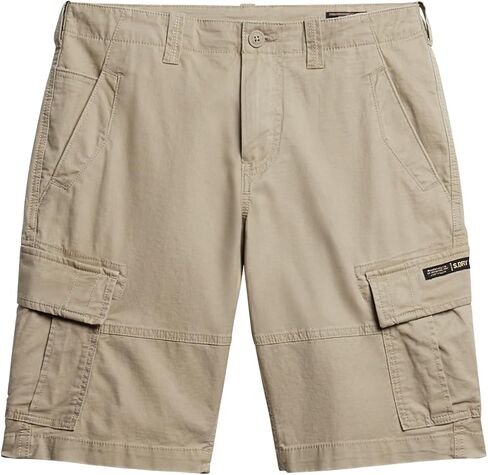 Superdry Mens Organic Cotton Vintage Core Cargo Shorts, Relaxed Fit in Kuwait
