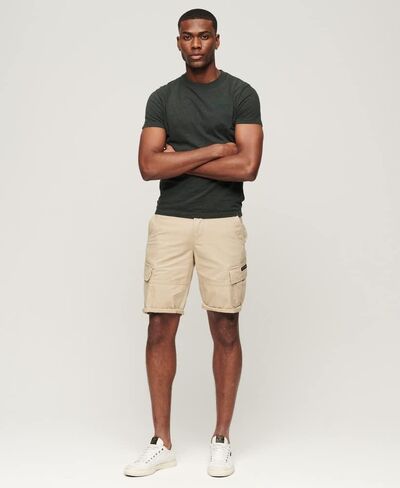 Superdry Mens Organic Cotton Vintage Core Cargo Shorts, Relaxed Fit in Kuwait
