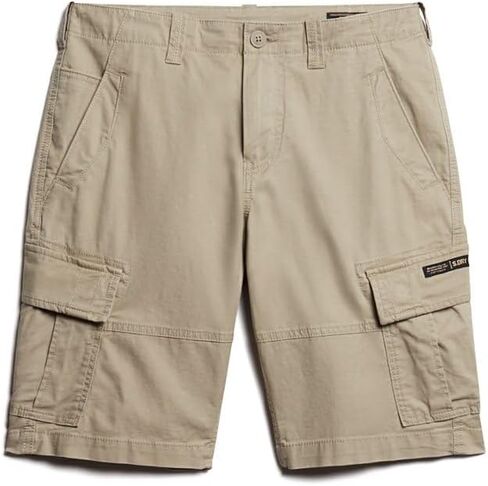 Superdry Mens Organic Cotton Vintage Core Cargo Shorts, Relaxed Fit in Kuwait