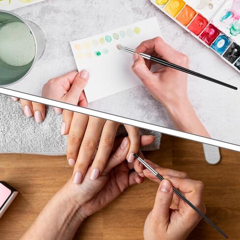15 Pack Silicone Paint Brushes for Crafts, Rubber Tip Silicone Brushes for Resin Clay Sculpting Tools Modeling Dotting Tool Pottery Craft Use for DIY Handicraft, Head Rubber Paint Pens, 5 Shapes Head in Saudi Arabia