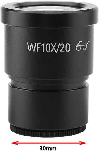 Stereo Microscope Eyepiece, Wide Field Stereo Microscope Eyepiece, WF10X20 Wide Field Eyepieces for Triocular Binocular Stereo Microscope (30mm) in Saudi Arabia