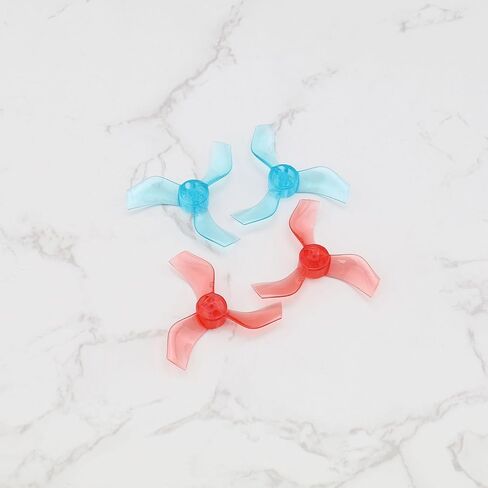 eMagTech 16pcs 40mm 3-Blade Props with 1.0mm Shaft Drone Blades Compatible with Beta75S, Compatible with Beta75 Pro, Compatible with Beta75 Pro 2 Models, Blue/Red in Saudi Arabia