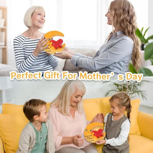 Valentine’s Day Gifts Stuffed Animal - Moon Love Plush for Daughter I Love You to The Moon and Back Gifts for Wife Sister Couple Best Friend Proposal Gift, 10 inch in Kuwait